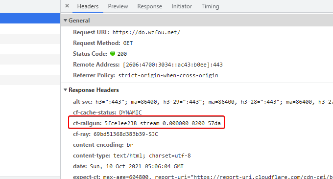 CloudFlare Railgun加速检查