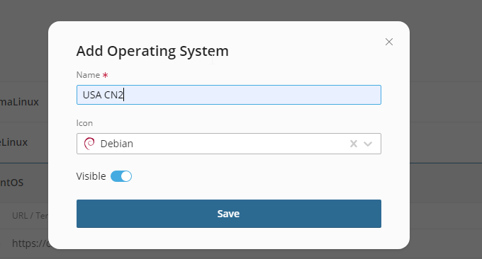SolusVM 2自定义操作系统