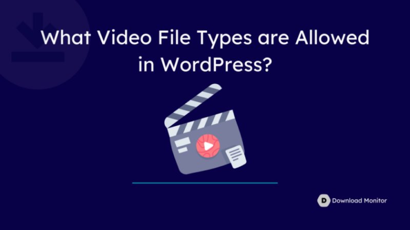 WordPress 允许哪些视频文件类型?