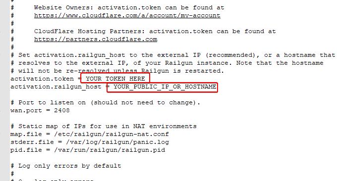 CloudFlare Railgun加速修改配置