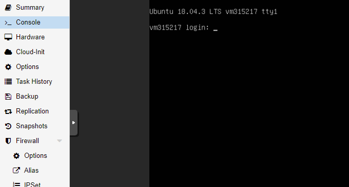 JustHost.ru VPS在线VNC