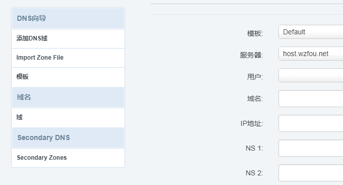 ISPConfig 3.1 DNS解析