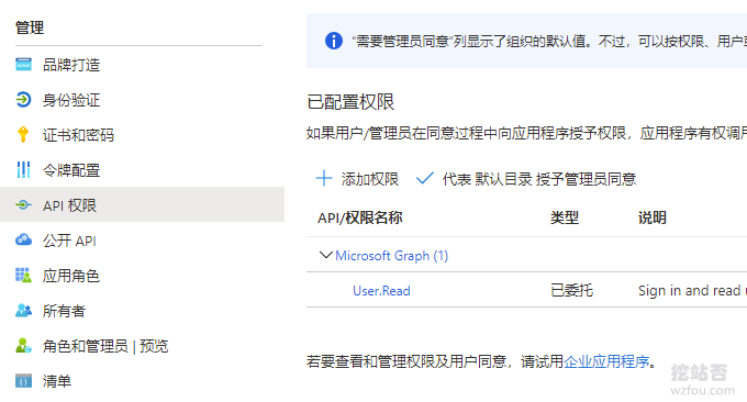 OneManager开放权限