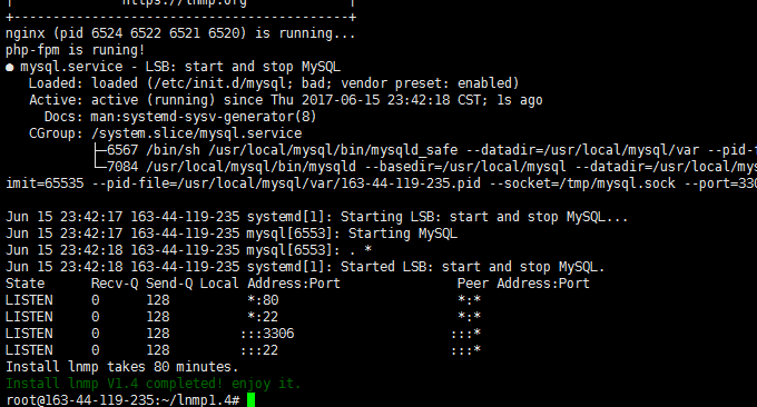 Linux VPS成功安装