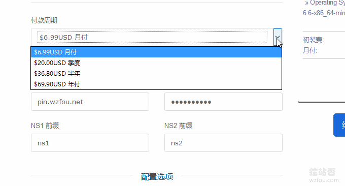 QYfou VPS购买过程