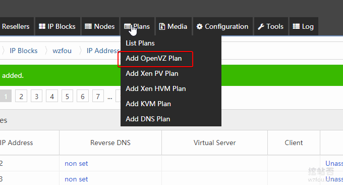 SolusVM NAT VPS添加计划