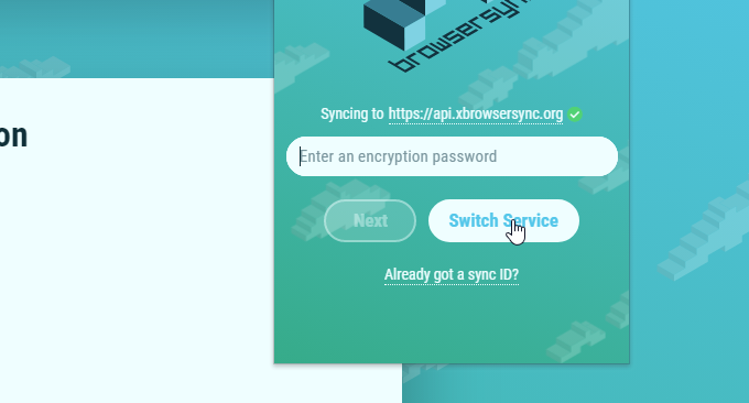 xBrowserSync切换服务器