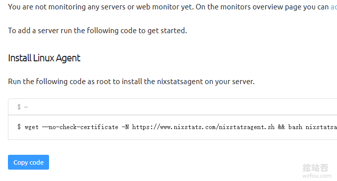NIXStats添加客户端