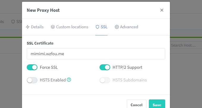 Vaultwarden设置SSL