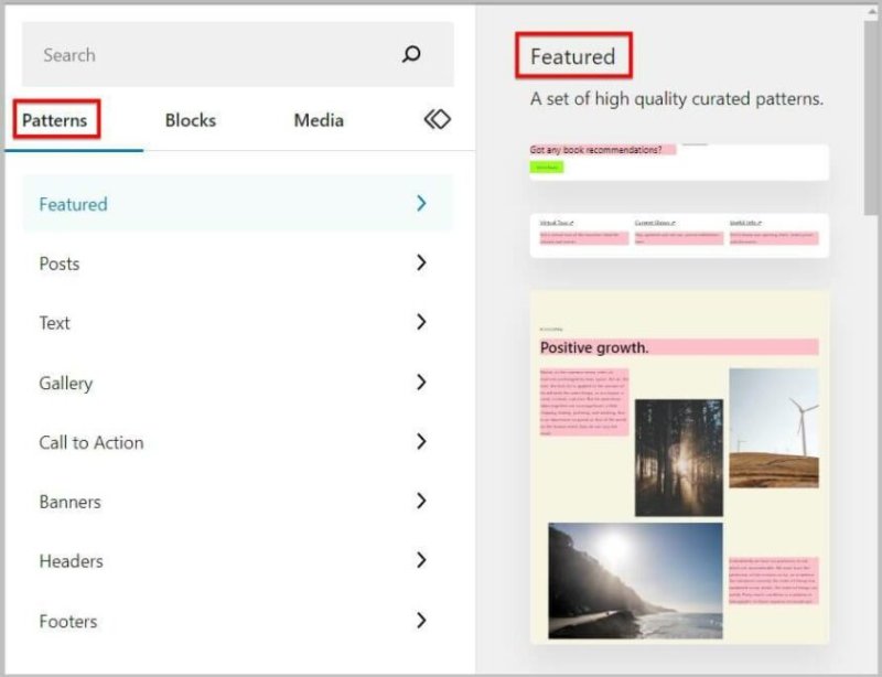 WordPress 6.2 BETA 后在新窗格中显示模式