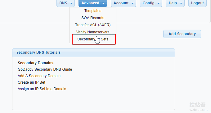 DNS Made Easy设置从DNS
