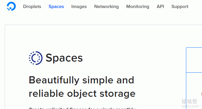 DigitalOcean Spaces直接开通