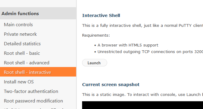 经典VPS主机进入到VNC