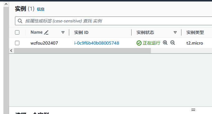 亚马逊Amazon EC2列表