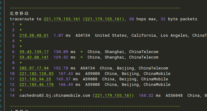 经典VPS移动线路