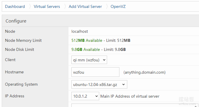 SolusVM NAT VPS新用户分配IP