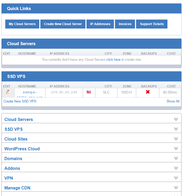 VPS.net控制面板