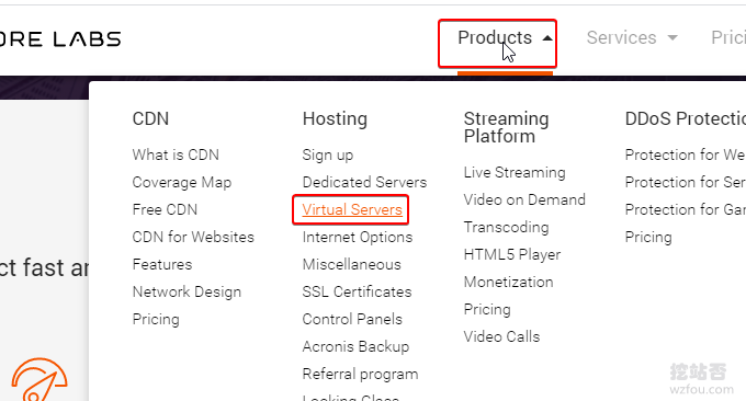 Gcore俄罗斯伯力VPS选择产品