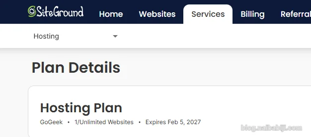 Hosting Plan