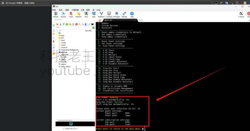 3X-UI或S-UI域名证书的续签问题以及面板无法登录如何顺利解决