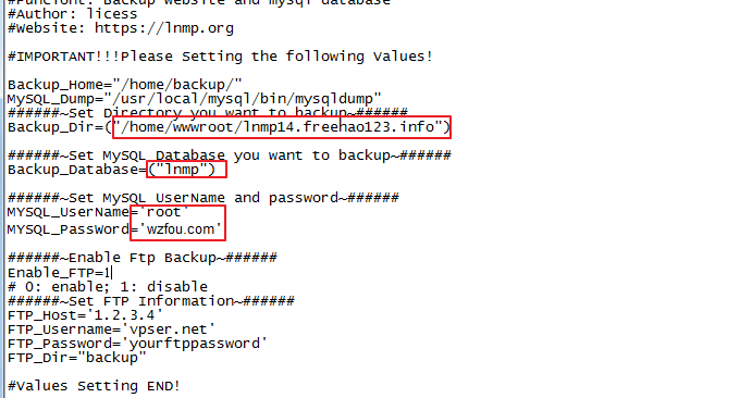 LNMP 1.4修改路径