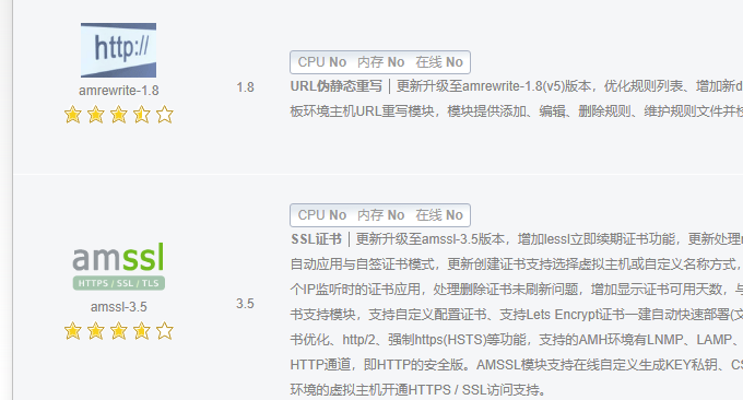 AMH面板安装SSL