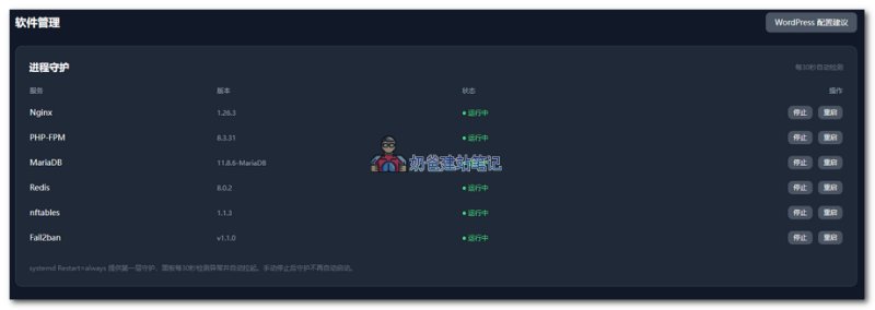 WP PANEL软件管理