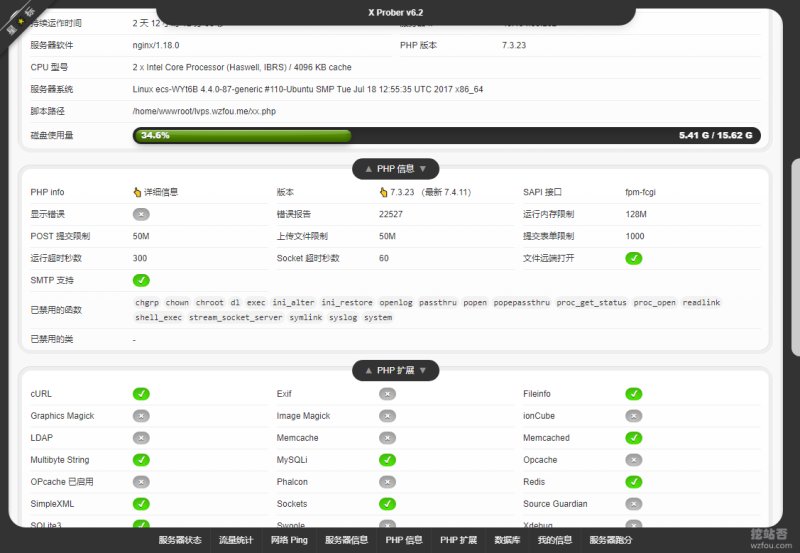 免费PHP探针X探针