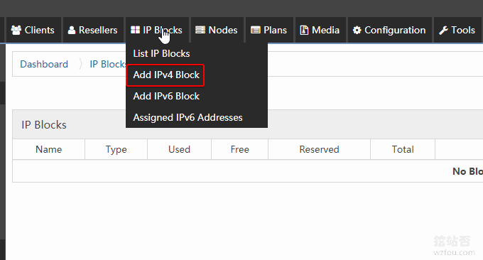 SolusVM NAT VPS添加IP地址