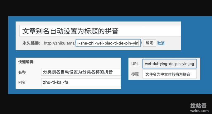 Wordpress自动采集和发布自动转换网址