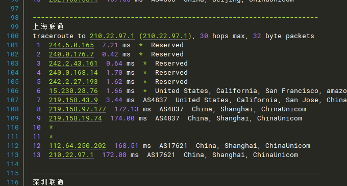 亚马逊Amazon EC2联通回程