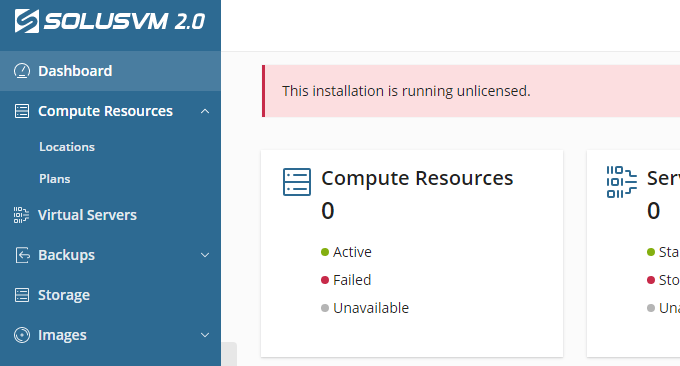 SolusVM 2添加独立服务器