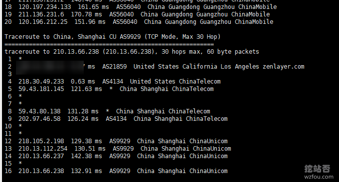 QYFOU美国CN2 GIA VPS联通回程线路