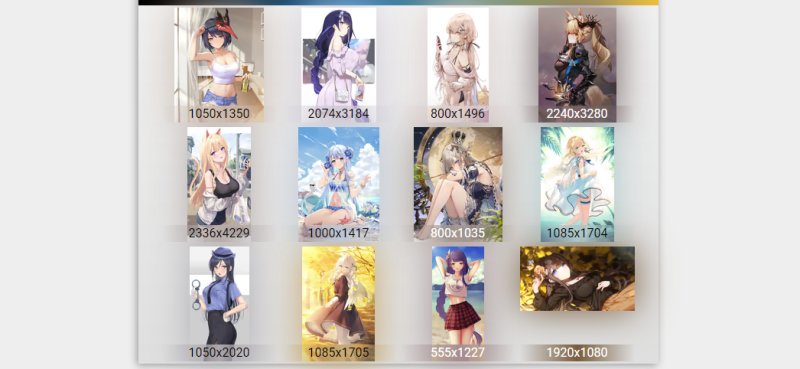 动漫图片和二次元壁纸网站Anime-pictures.net