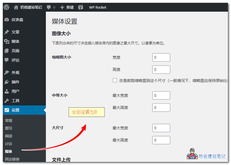 wordpress缩略图设置