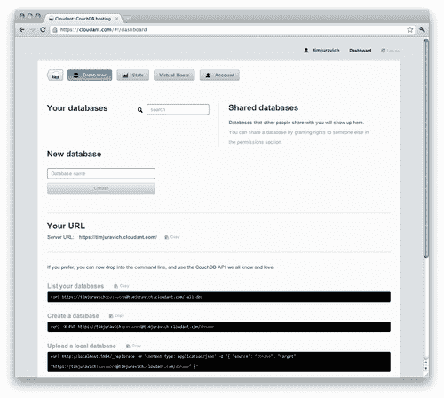 Getting started with Cloudant
