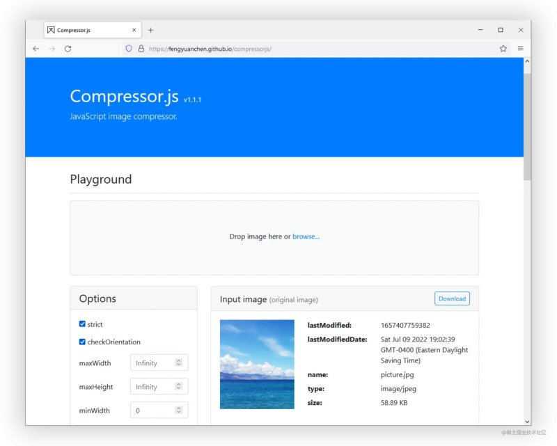 Compressor.js