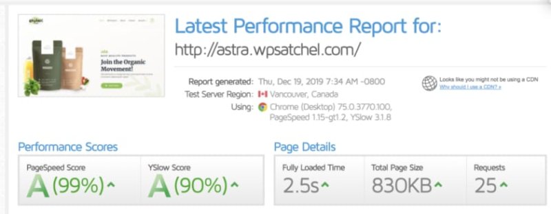 WP Rocket 速度测试