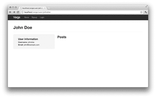 Let's check out our new profile