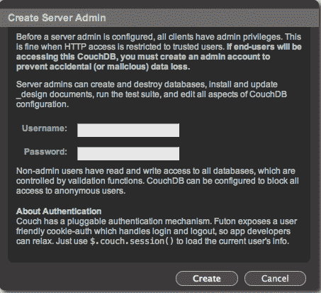 Time for action — taking CouchDB out of Admin Party