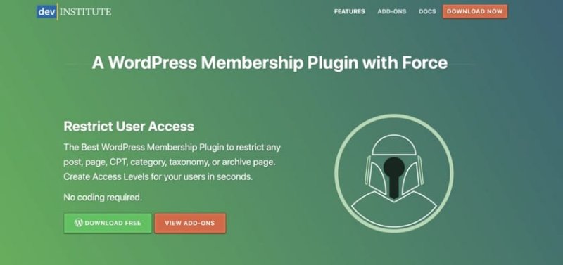 Restrict User Access 是另一个完全免费的 WordPress 订阅插件