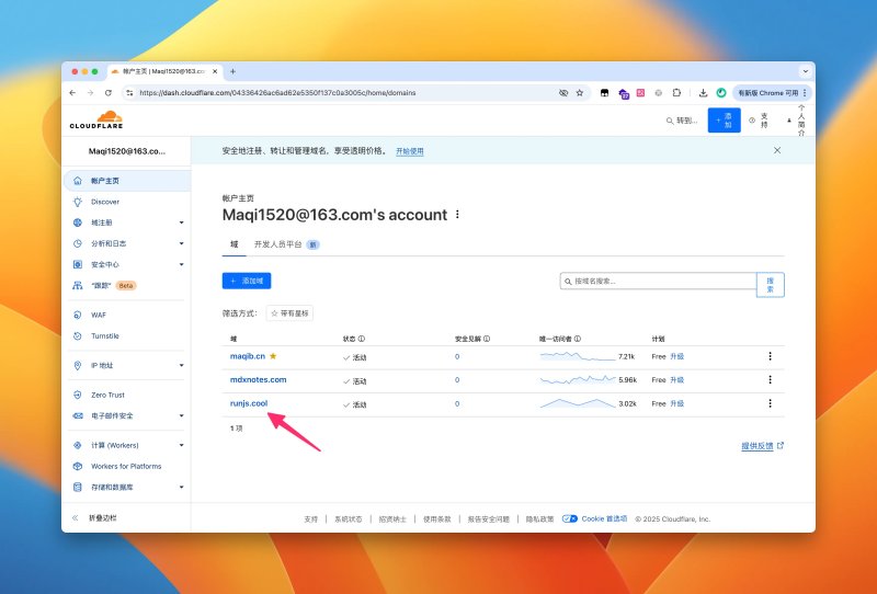 cloudflare 站点