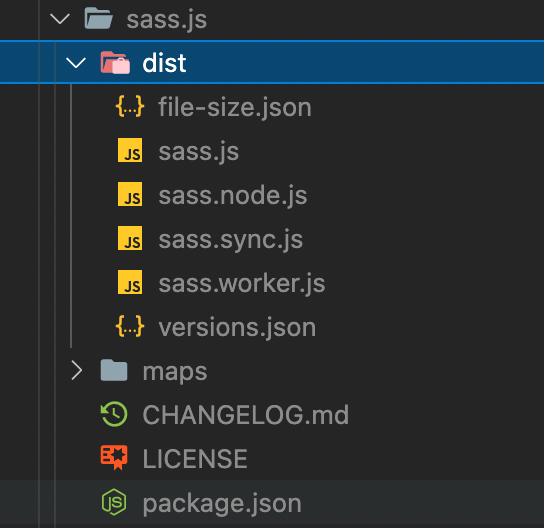 sass.js 目录