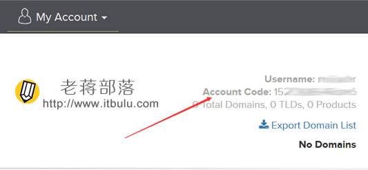 转入账户获取Account Code