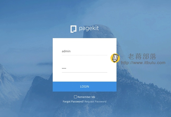 Pagekit轻博客程序演示