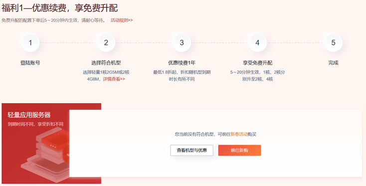 优惠续费，享免费升配
