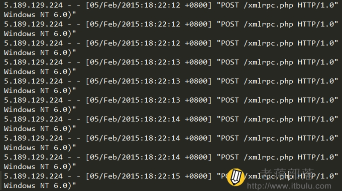 解决WordPress被利用xmlrpc.php暴力破解攻击问题