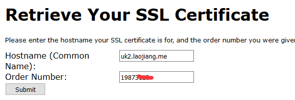下载SSL证书入口