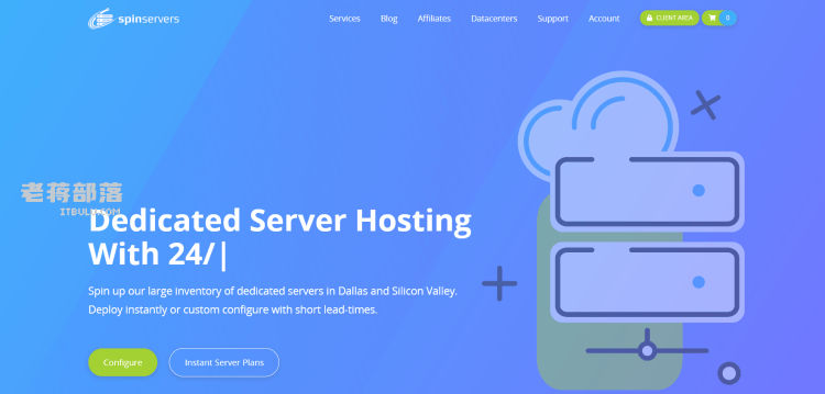 SpinServers 大带宽美国独立服务器租用 可选40Gbps不限流量