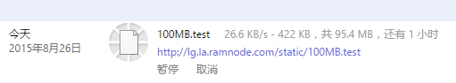 文件下载速度测试